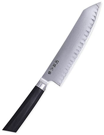 KAI Seki Magoroku Kaname Kiritsuke 19,5 cm longitud de la hoja - Acero VGXeos forjado de 3 capas 60-62 HRC - Mango de madera Pakka - Hecho a mano en Japón - cuchillo de cocina japonés