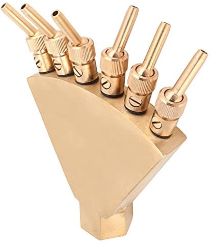 Ugello di Fontana, G1in Filettatura Interna Regolabile in Ottone Fontana d'Acqua Spruzzatore Testa per Piscina Stagno Rockery Fontana Decorazione