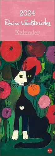Rosina Wachtmeister Vertical - Kalender 2024 - Heye-Verlag - Wandkalender mit Gold- und Silberprägung - 24,5 cm x 69 cm