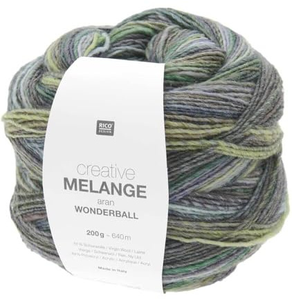200g Creative Melange Aran - Wonderball - Farbe 24 - forest