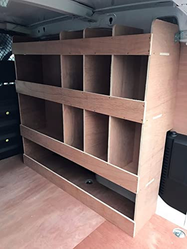 Flat Packed Van Shelving Racking to fit Peugeot Partner SWB L1 Plywood System Tool Storage Unit UK