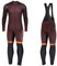 louizumify Herren Pro Radfahren Jersey Langarm Anzug 3D gepolsterte Hose, reflektierend, atmungsaktiv & schnell trocknend, Winddicht, 3 Taschen