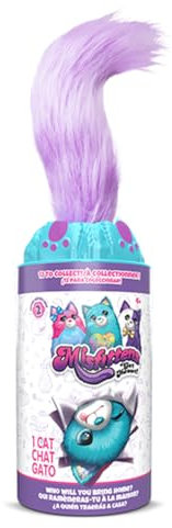 #sbabam Misfitten Cats, Juguetes para niños de quiosco, Peluche Gato Suave y Colorido, Animales Juguete para niños – Gato Peluche Grande y tierno niño y niña, a Partir de 4 años, Lila