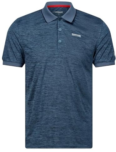 Regatta Remex II Herren-Poloshirt, schnelltrocknend, kurzärmelig, Coronet Blue, S