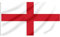 Lixure England Flag St George's Cross 4x6FT(120x180cm) Polyester-Vivid Color and Double Stiched National Flags 100% Polyester Banner witn 2 Brass Grommets