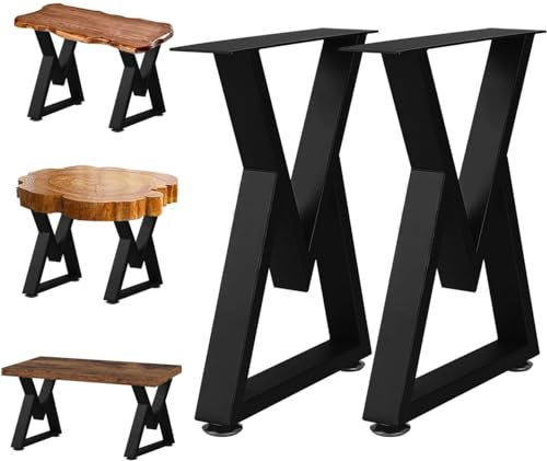 16 Pieds De Table en MéTal Pieds de Meubles 2 Pcs, 40cm Haut Pieds Banc, Pieds Table Basse, Diy Pied Table Industriel En Fer Pour Bureau, Table De Bout, Table à Thé, Bureaux Tables De Nuit Chaises