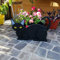 EpheyFIF 1 vaso da giardino a forma di gatto, grazioso vaso per piante a forma di animale, grazioso vaso decorativo per piante in vaso, giardino unico (gatto nero)