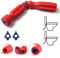 Universal Toilet Seat Spanner Plumbing Tool with 1 Replacement Head Durable Plastic Adjustable Hinge Spanner for Tightening Removing Installing and Repairing Universal Toilet Seat Fitting Tool