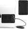Torolle Custodia Hard Disk Esterno per Pc Portatile 2 Pezzi, Porta Hard Disk Esterno può essere incollato, Case SSD per SanDisk/Samsung/Crucial/Western Digital -Nero