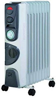 Radiatore olio modello Polar, 7 elementi. Ideale per mantenere la temperatura ottimale in spazi chiusi e fornire calore costante ed efficiente.
