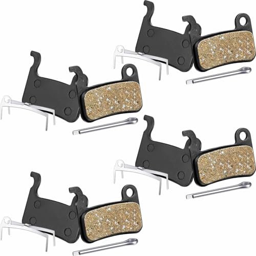 4 Pairs Resin Brake Pads Bicycle Disc Brake Pads Compatible with Shimano Deore XT XTR LX SLX Hone Alfine Saint Disc Brake