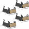 4 Pairs Resin Brake Pads Bicycle Disc Brake Pads Compatible with Shimano Deore XT XTR LX SLX Hone Alfine Saint Disc Brake