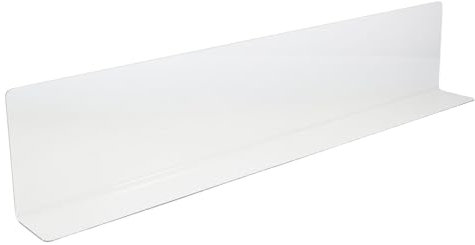 NUOBESTY Spritzschutz Waschbeckenschutz Wasserbarriere für die Dusche Spritzwasserschutz für die Dusche Duschschutz Splash -Wache für Waschbecken Badewannen-Wasserschutz PVC Transparent