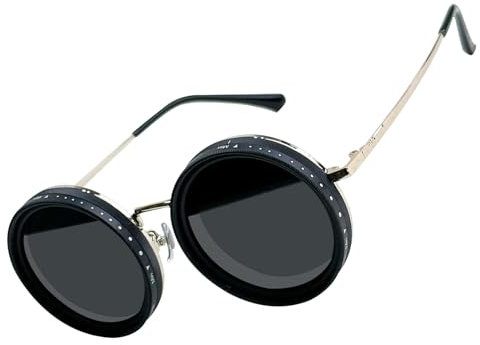 Gafas de sol ajustables, lentes polarizados redondeados de 1 a 9 engranajes, lentes de sol polarizados con cambio automático de tinte con filtro ND, protección UV antirreflejos para conducir, pesca