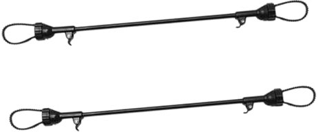 HANABASS 2pièces Connecteurs Ajustables pour Poussettes Doubles Adaptateurs Poussette pour Garçon Fille Jumeaux Faciles à Fixer Et Détacher Compatible avec Divers Modèles