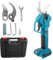 Tijeras de podar eléctricas para Makita 18V, 800W Motor sin escobillas Tijeras de podar 15-50 mm Diámetro de corte, Tijeras de jardín a batería Podadora sin cable para podar arbustos Árboles frutales