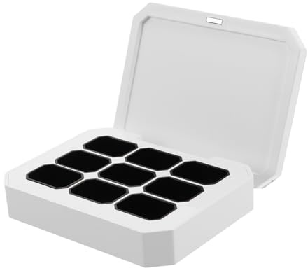 VALICLUD Nail Polish Storage Box Mit Trennfächern Tragbare Gel Nagellack Palette Für Maniküre Kleine Aufbewahrungslösung Für Nagellack Und Makeup Für Und Salonbedarf