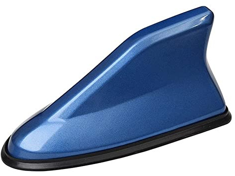 Antenne de Toit en Forme d'aileron de Requin pour Renault Clio III 2001-2023, étanche, en Plastique ABS, Bleu