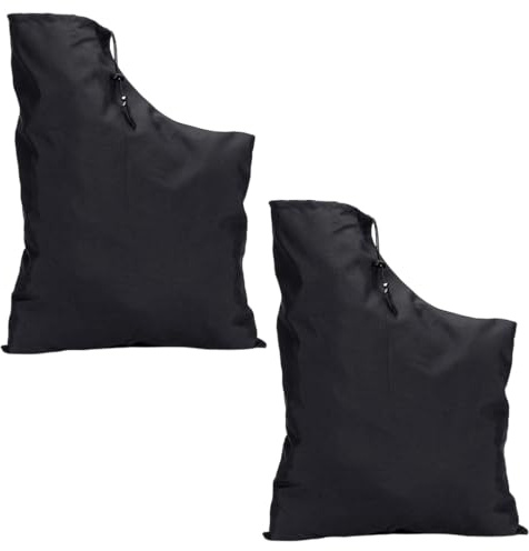 Laubsauger Fangsack, 2 Stück Universal Ersatz Auffangsack Laubsauger Sack, Verstellbarer Fassungsvermögen Laubbläser Ersatzbeutel, für Rasen, Garten