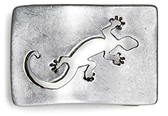VaModa Gürtelschließe 4,0 cm | Wechselschließe Gürtelschnalle Buckle 40mm | Modell 'Salamander' | Gürtelschließe für Wechselgürtel