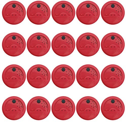 Talking Products, Red Talking Tins Voice Recorder, 40 Seconds Recording, Pack of 20. Ideal for Independent Living and Speaking and Listening Activities