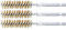 BGS 3078-13-M | Messingbürste | 3-tlg. | 13 mm | Antrieb Außensechskant 6,3 mm (1/4) | Loch-Drahtbürsten | für BGS 3078