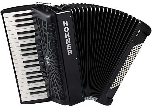 Hohner Bravo III 96 Silent Key Akkordeon schwarz