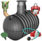 Graf Regenwasser-Erdtank Carat Regenwassertank Zisterne Wassertank Garten-Komfort, 8.500 L PKW-befahrbar