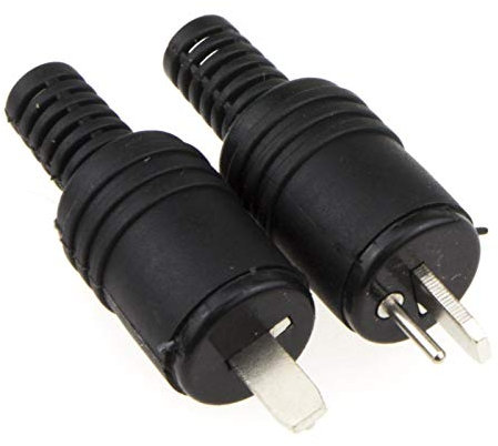 2 Broches DIN Fiche Parleur et HiFi Connecteur Visser Terminaux Strain [2 Paquet de] [2 Pack]
