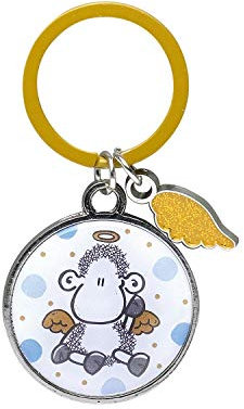 Sheepworld 46663 Schlüsselanhänger Schutzengel, mit Charm in Flügel-Form
