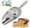 DEWIN Multifuncional Pala de Hielo de Acero Inoxidable, Pala de Harina, Pala de Comida Cucharas Prácticas de Cocina/Supermercado, para Harina, Cubitos de Hielo, Comida, Frijoles