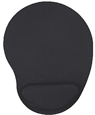 Tapis de Souris Ergonomique - Tapis de Souris Gamer avec Repose Poignet en Gel, Confort avec Repose-Poignet Gaming Mouse Pad pour Ordinateur et Ordinateur Portable (Noir)