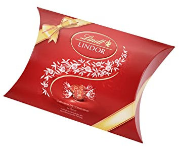 Lindt Schokolade LINDOR Kugeln Milch | 150 g in Kissenpackung | Schokoladengeschenk