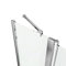 Boromal 2x50cm Haltestange für Duschwand Stabilisator Haltestange mit Winkel Flexibel 180° Drehbar für Glasstärke 6-8mm Stabilisierungsstange für Dusche Walk-in Duschwände