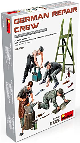 Miniart 1:35 - German Repair Crew, S, Green, Grey, Black