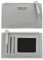 Porte-Monnaie Femme Multi-Slot en PU Cuir - Petit Portefeuille pour Femme et Homme (Gris)