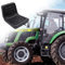 Universal Traktorsitz Gabelstaplersitz mit Federung Einstellbar mit Entwässerungslöchern Schwarz Traktorsitz mit Federung Traktor Gefederter Sitz Schleppersitz Staplersitz Baggersitz 35x36x30 CM