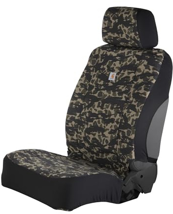 Carhartt Universal-Schalensitzbezüge aus Nylon-Enten-Canvas, langlebiger Sitzschutz mit Regenschutz, Blind Duck Camo