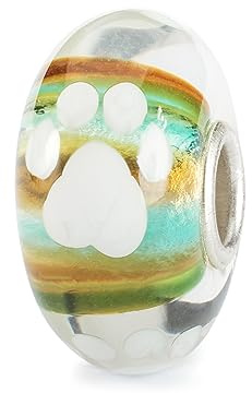 Trollbeads Herbstkollektion Pfötchenliebe Glasbeads (Treuer Gefährte)