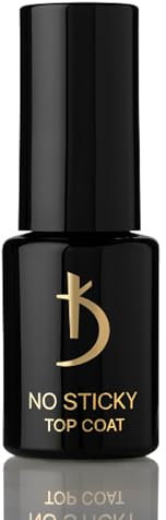 k - Top Coat Semipermanente - No Wipe No UV Top Coat Semipermanente -12ml- Smalto per unghie con effetto lucido - Top Coat UV Gel