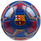 FC Barcelona Ball, Offiziell Lizenzierter Club Soccer Ball, Fussball Größe 3, 4 oder 5, Geschenke für Fans (Blau/Rot, Größe 5)