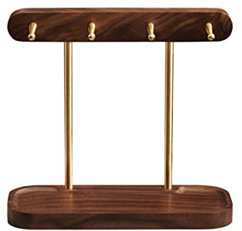 AGrAdi Adornos de almacenamiento con gancho for llaves, soporte for joyas, bandeja de almacenamiento de entrada, adornos de escritorio, organizador for almacenamiento de llaves, relojes, pulseras, bar