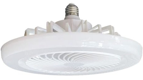 Stroagymoon Ceiling Fans with Lights and Remote, Flush Mount Ceiling Fan Modern Low Profiles Bladeless Small Ceiling Fan for Bedroom Easy Install Easy to Use