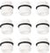 Threaded Blanking Cap 9pcs Drain Seal Pipe Fitting Sink Blanking Cap Drain Pipe Sealer Cap(Female Thread) 3/4 Bsp Washing Machine And Appliance Tap Threaded Blanking Off Cap