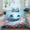 NXYDEPPEV Cartoon Schlange Bettbezug Bettwäsche Set Kinderbettwäsche-Set Reißverschluss Mit Kissenbezügen Betten Set Für Jugendliche Kinder Schlafzimmer Single（1Tier5x200cm）