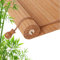 LCBDYLR Retro Bambus Rollo Anpassbare Größe, Natur Holzrollos Sonnenschutz und Sichtschutz Bambusrollo Staubdichter Dekorativer Vorhang, für Drinnen/Draußen/Garten A-Carbonized Color