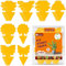 Fruit Fly Trap, 48 PCS Fly Sticky Traps Double-sided Fly Catcher Fungus Gnat Sticky Catcher Super Sticky Fly Traps for Indoor and Outdoor