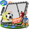 KESSER® Fußball Rebounder 100x100 cm | Verstellbares Trainingsnetz | Pass- und Schusstraining | inkl. Luftpumpe, 6 Markierungshütchen & 4 Widerstandshaken | für Handball, Volleyball | Prellwand