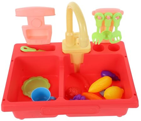 SUPVOX Boys and Girls Dishwashing Plaything Creative and Safe Simulation Toys for Boys and Girls Plastic Sink