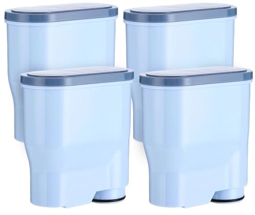 Filtre à eau de remplacement pour machine à café Philips AquaClean CA6903/10, CA6903/22, série CA6903, réducteur de tartre, certifié TÜV SÜD, réduit les PFAS, PFOA/PFOS (4 unités)